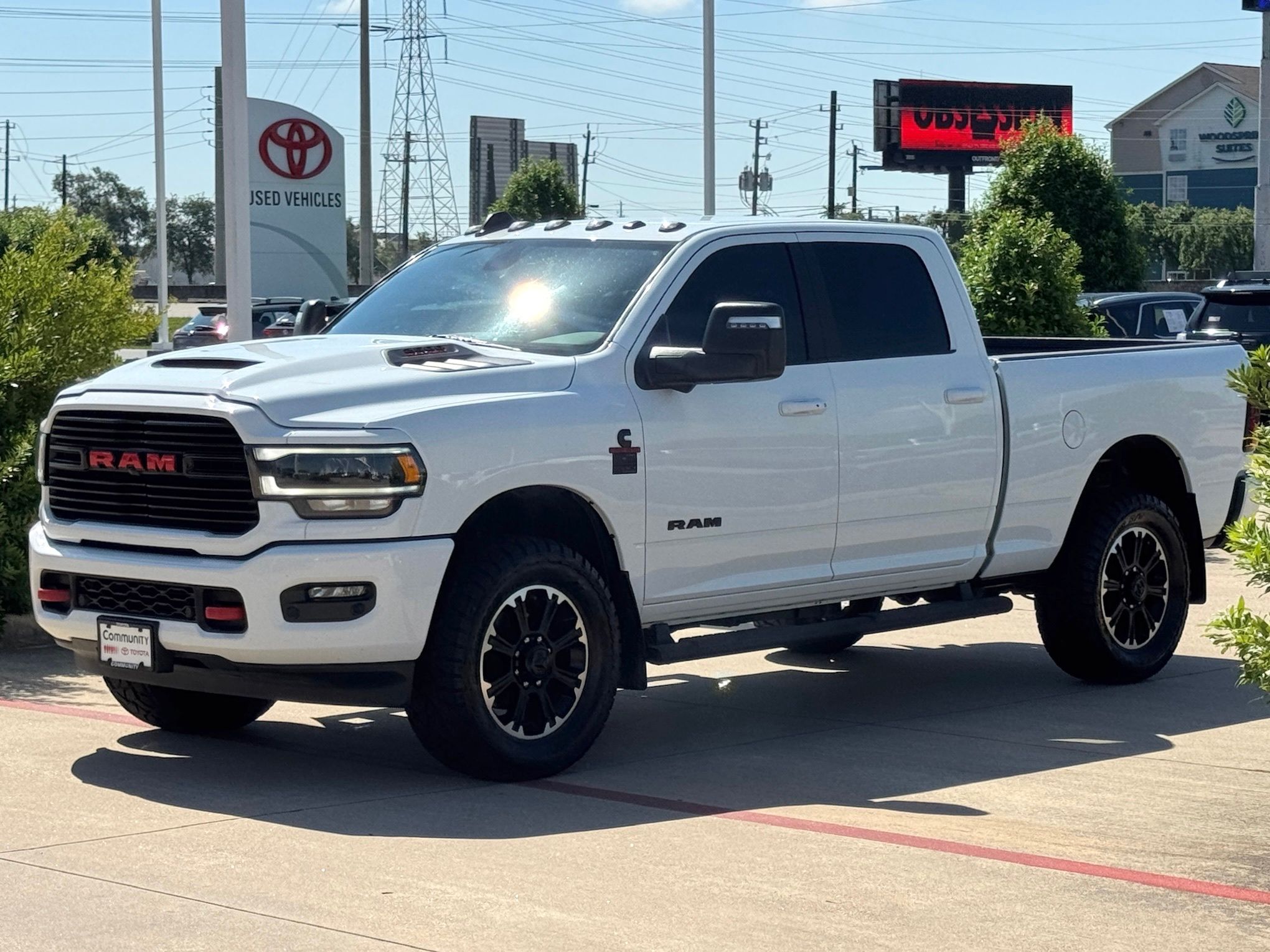 2024 Ram 2500 Laramie White at Texan Dodge Chrysler Jeep Ram