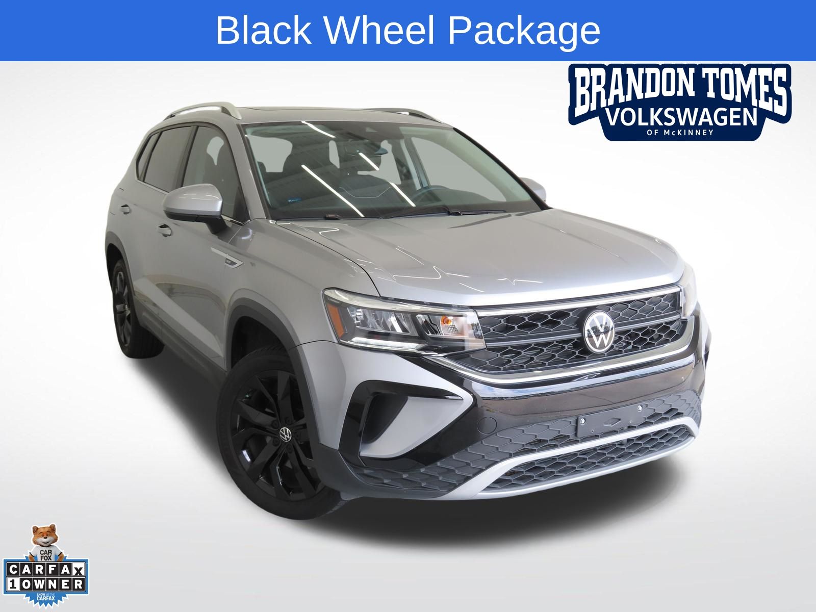 Silver Metallic 2023 Volkswagen Taos SUV / Crossover Front-Wheel Drive 8-Speed Automatic