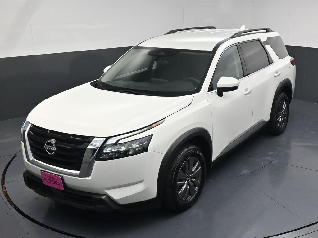 2025 Nissan Pathfinder SV White at Central Houston Nissan