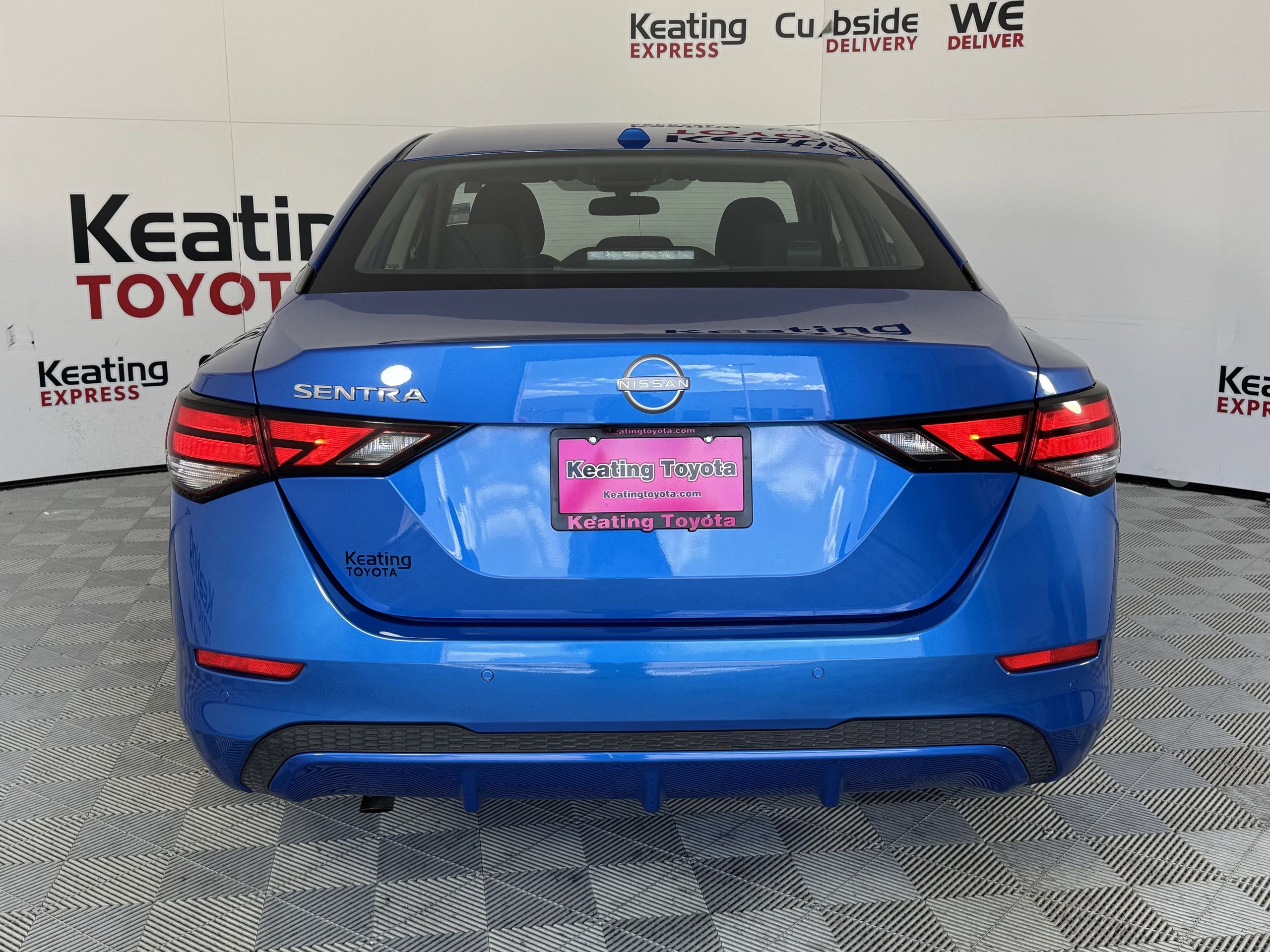 2025 Nissan Sentra SV Blue at Central Houston Nissan