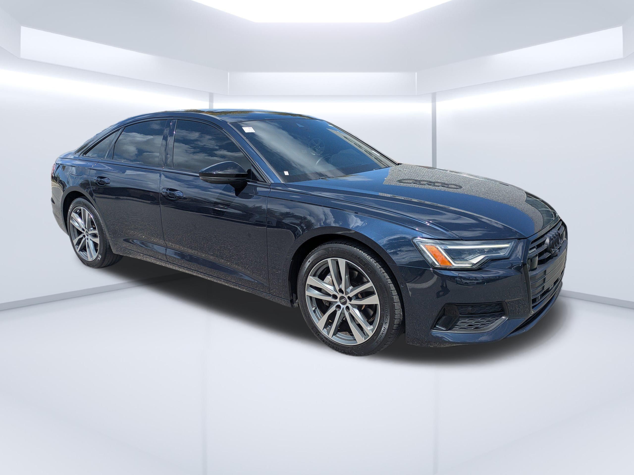 Firmament Blue Metallic 2021 Audi A6 quattro Sport Premium Plus 45 TFSI AWD Sedan All-Wheel Drive 7-Speed Automatic