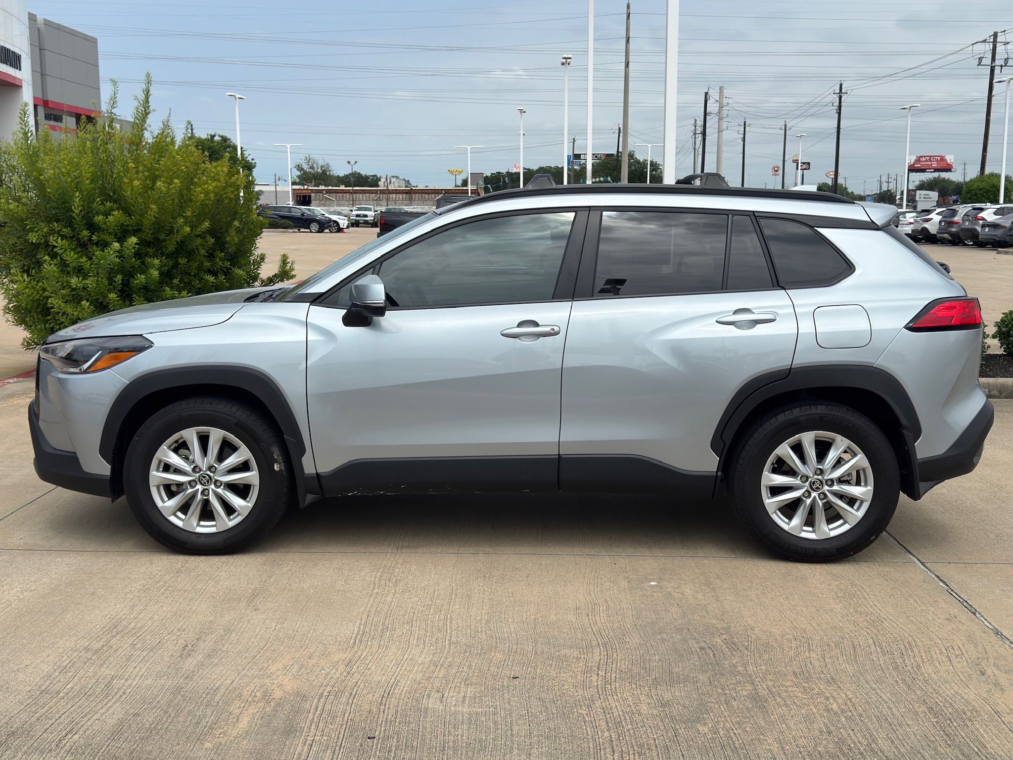 2024 Toyota Corolla Cross LE Silver at Texan Dodge Chrysler Jeep Ram