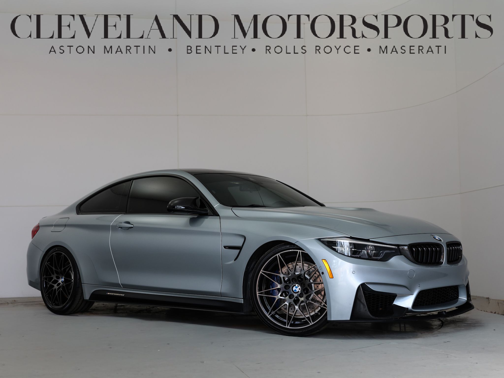 Silverstone Metallic 2018 BMW M4 Coupe RWD Coupe Rear-Wheel Drive 7-Speed Automatic