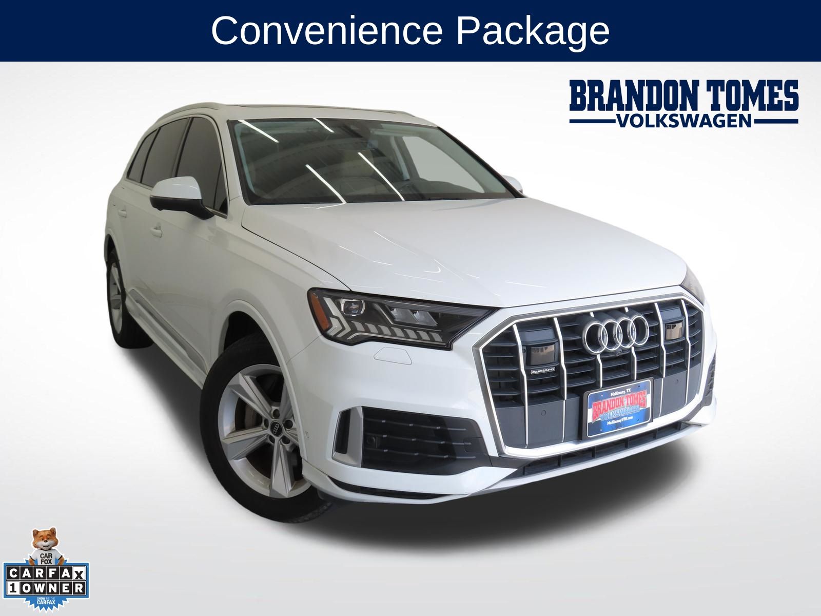 Carrara White 2023 Audi Q7 SUV / Crossover All-Wheel Drive 8-Speed Automatic