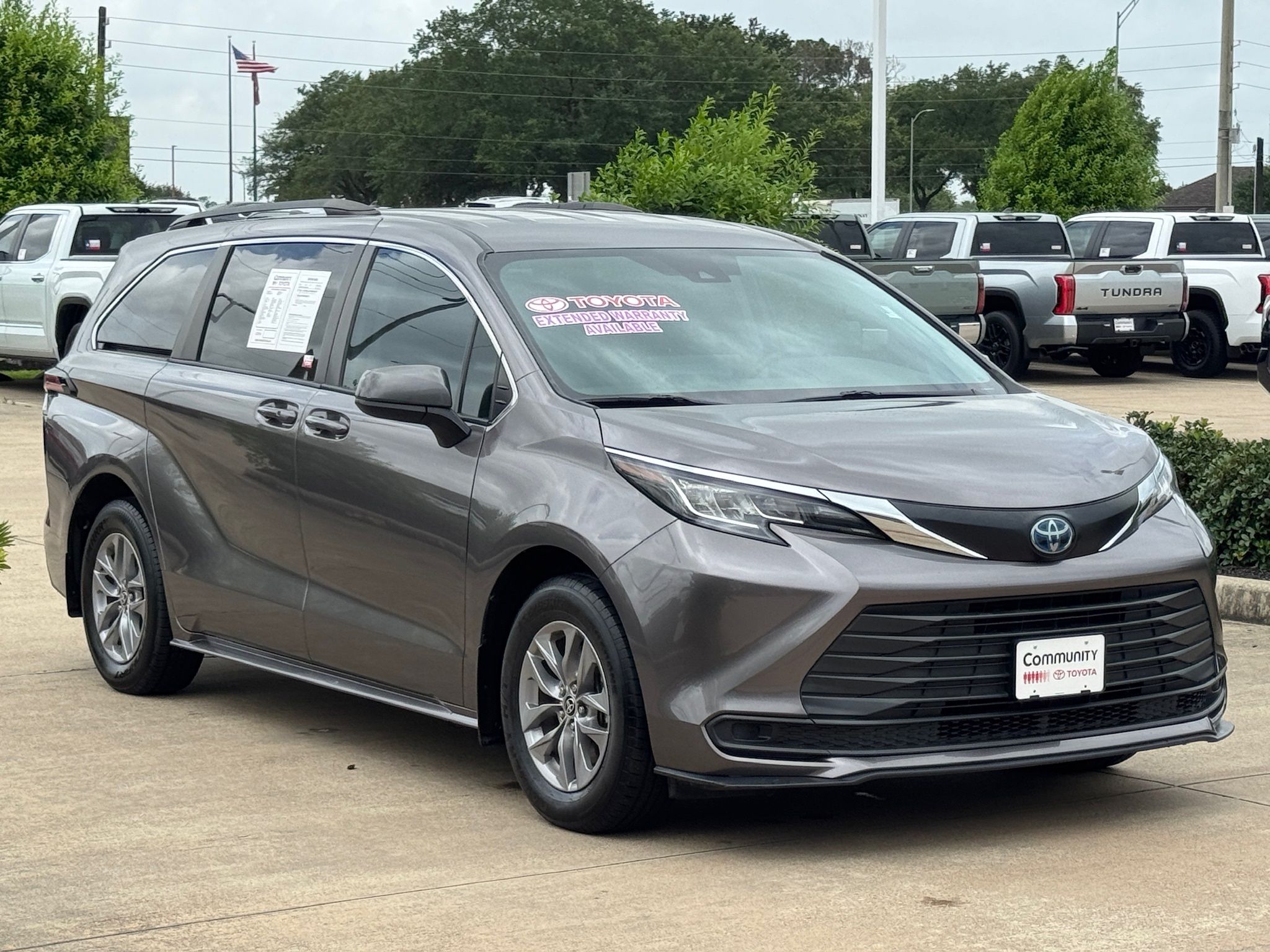 2022 Toyota Sienna LE Gray at Monument Chevrolet
