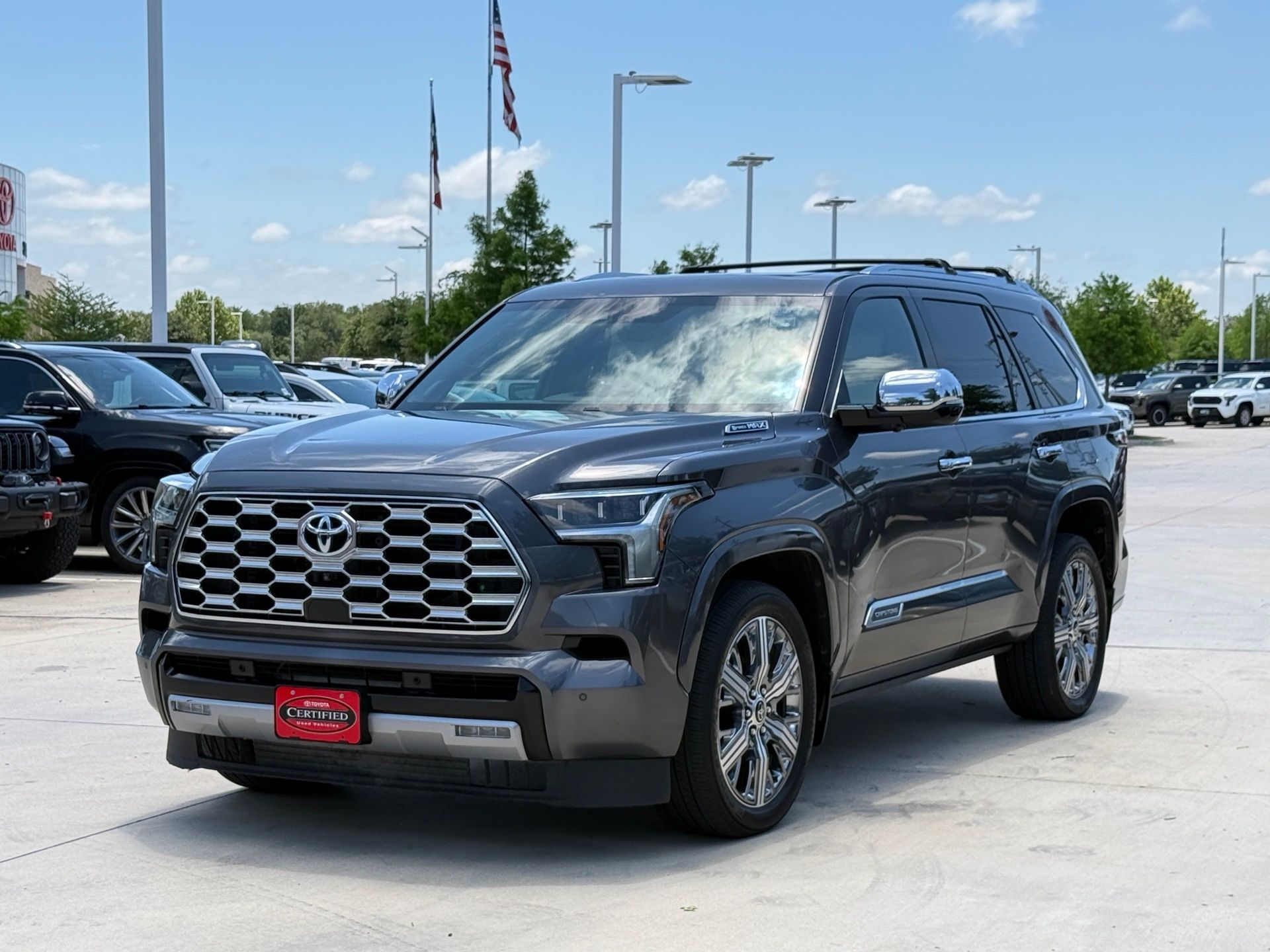 2024 Toyota Sequoia Capstone Gray at Bayway Cadillac of The Woodlands