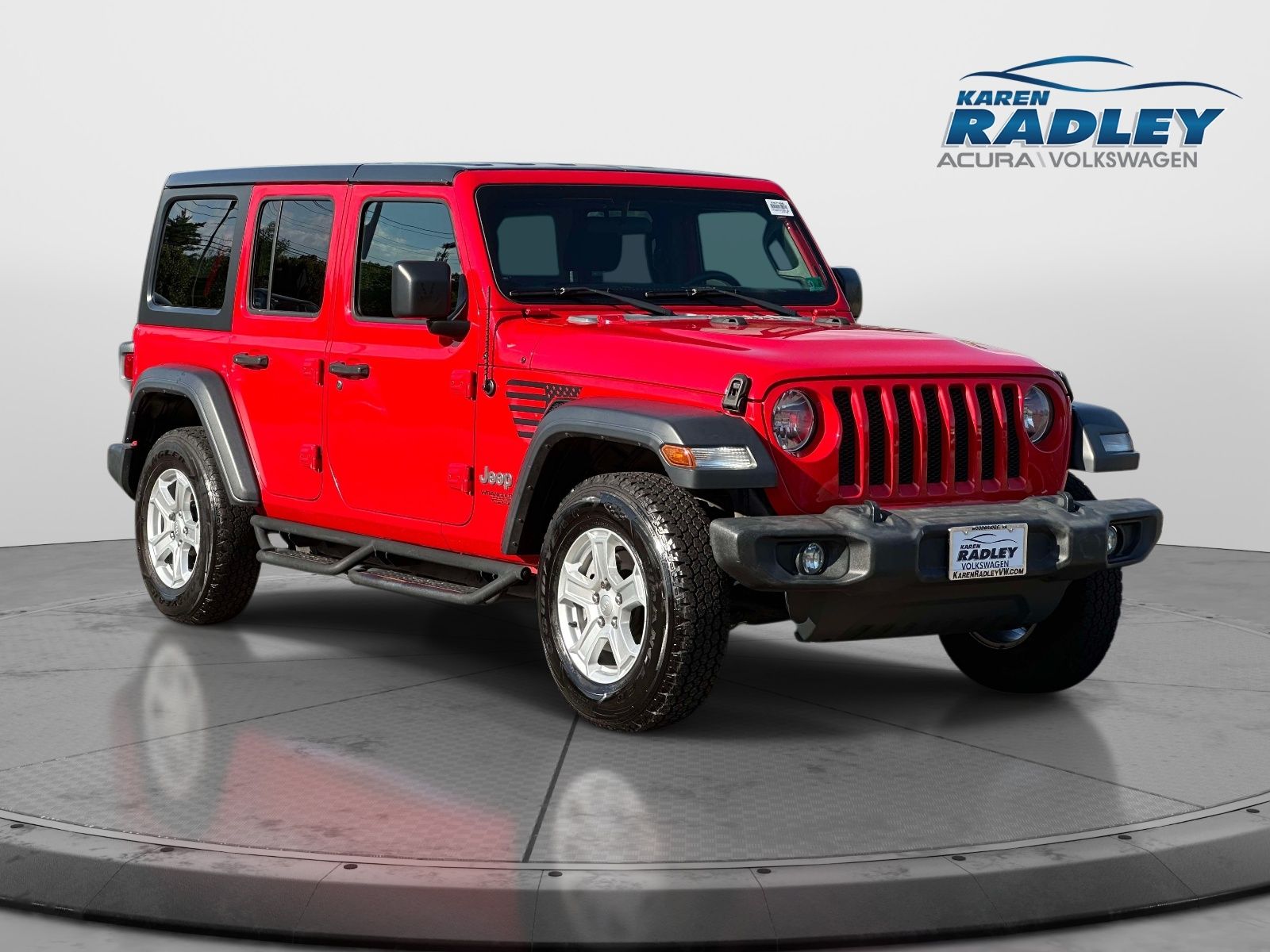 Red Clearcoat 2018 Jeep Wrangler SUV / Crossover Four-Wheel Drive 8-Speed Automatic