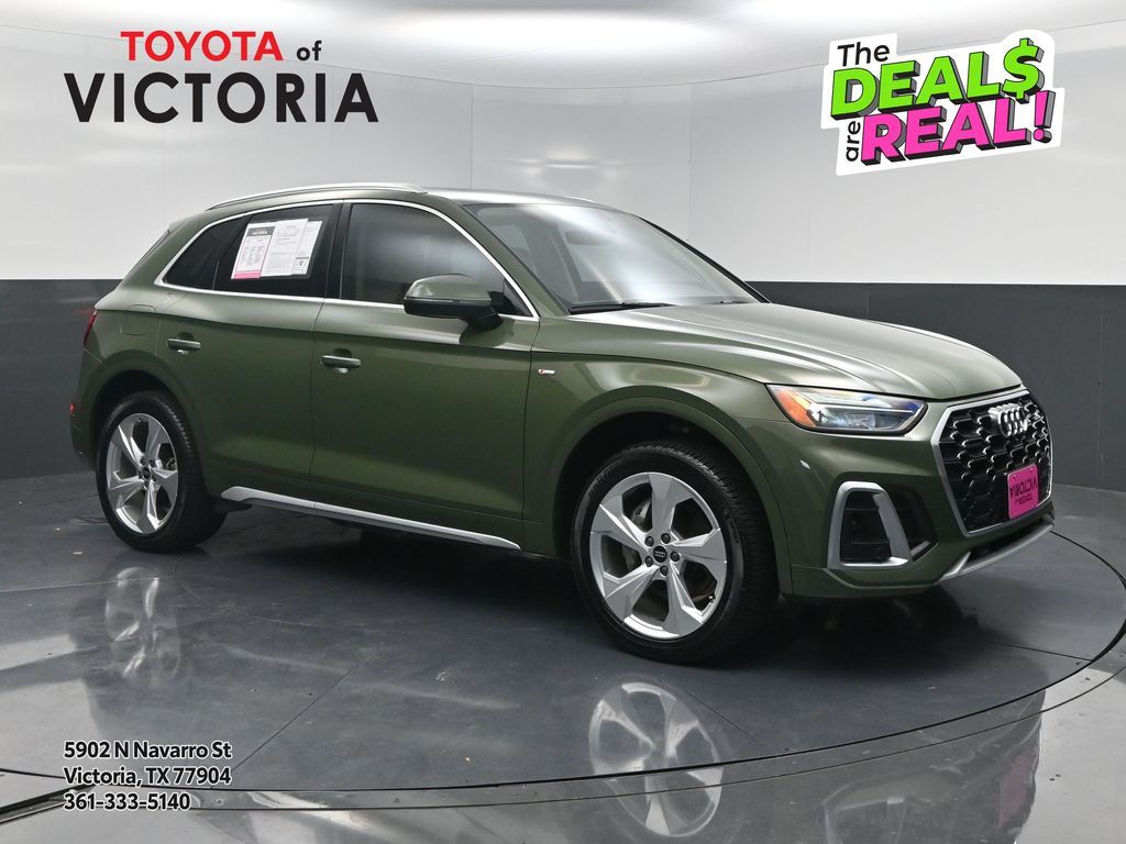 2022 Audi Q5 45 S line Premium Green at Baytown Hyundai