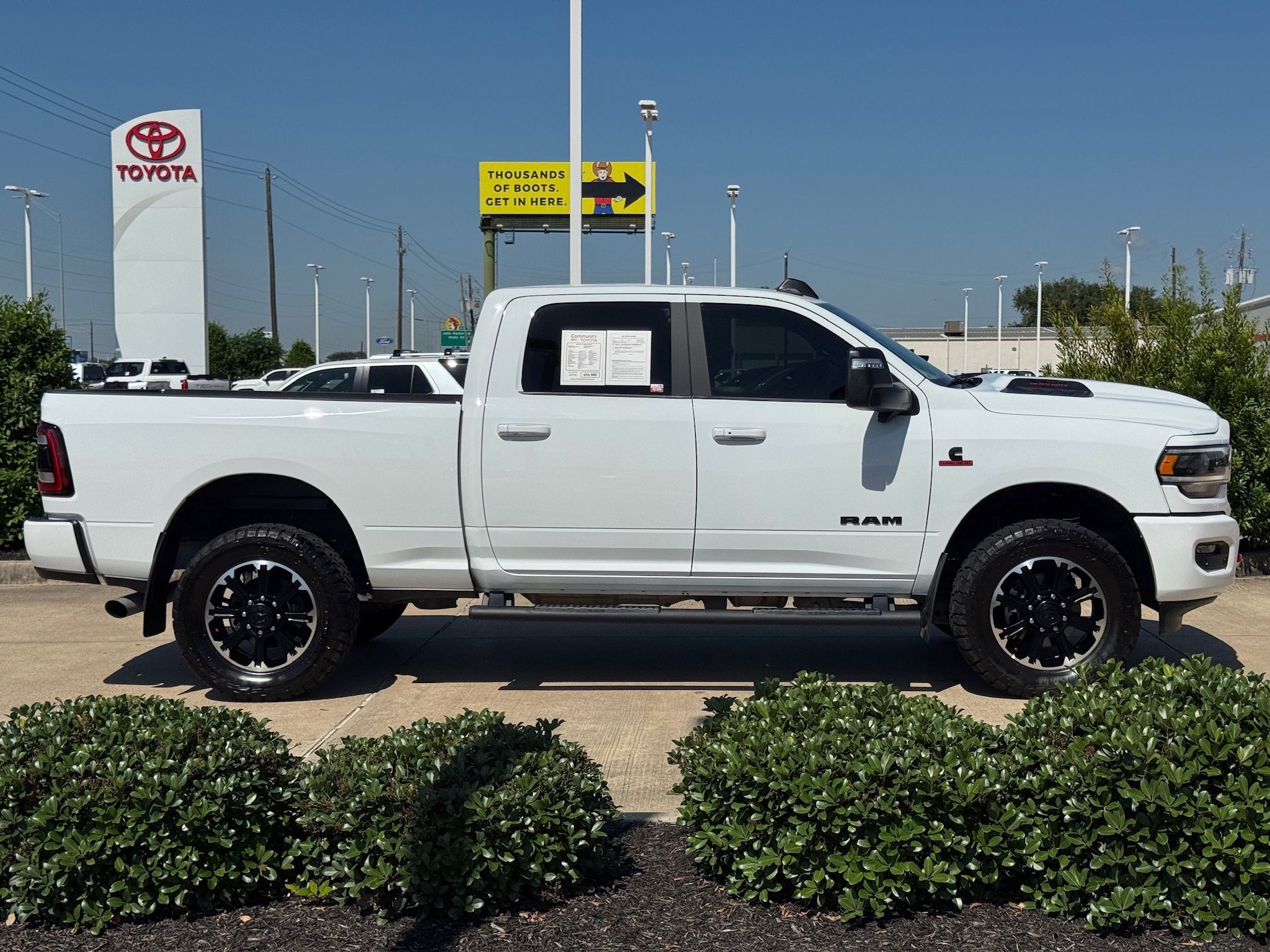 2024 Ram 2500 Laramie White at Texan Dodge Chrysler Jeep Ram