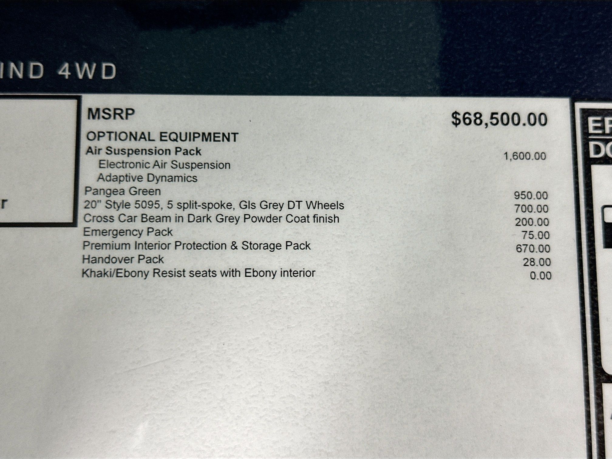 used 2025 Land Rover Defender 90 car, priced at $74,348