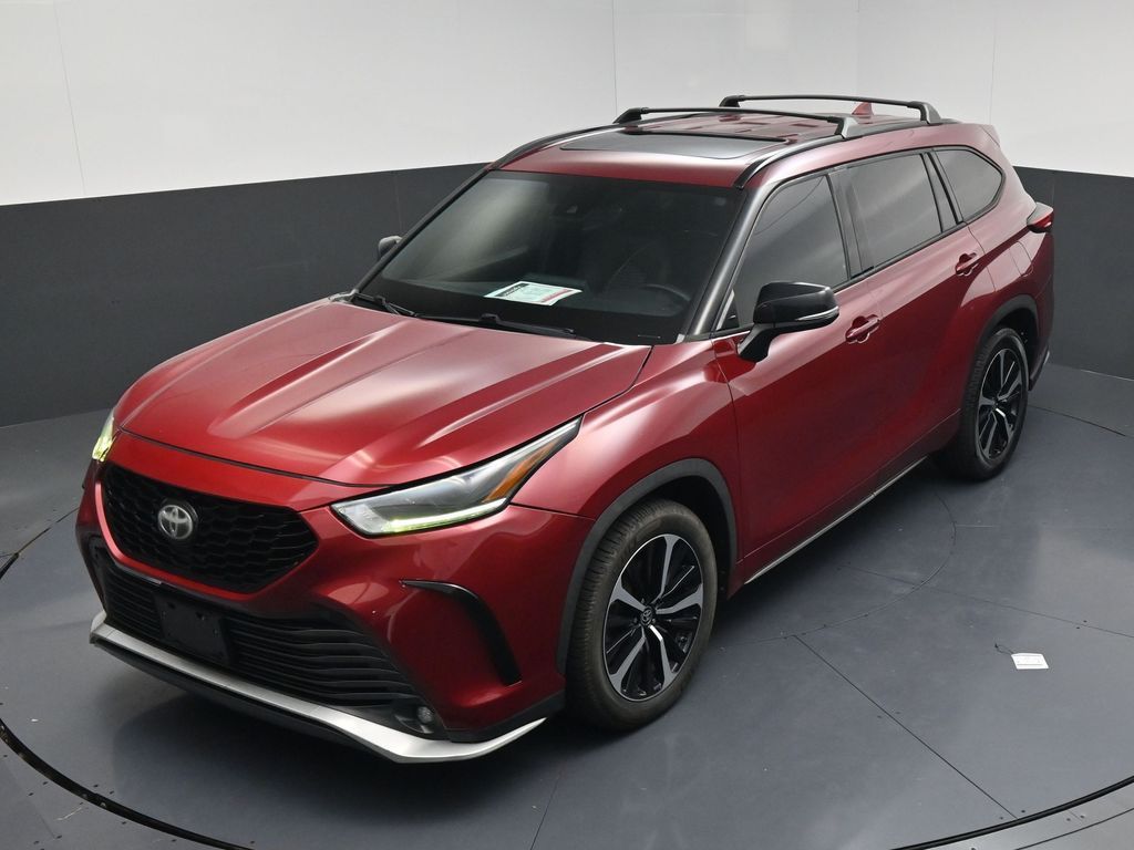 2021 Toyota Highlander XSE Red at Gullo Toyota