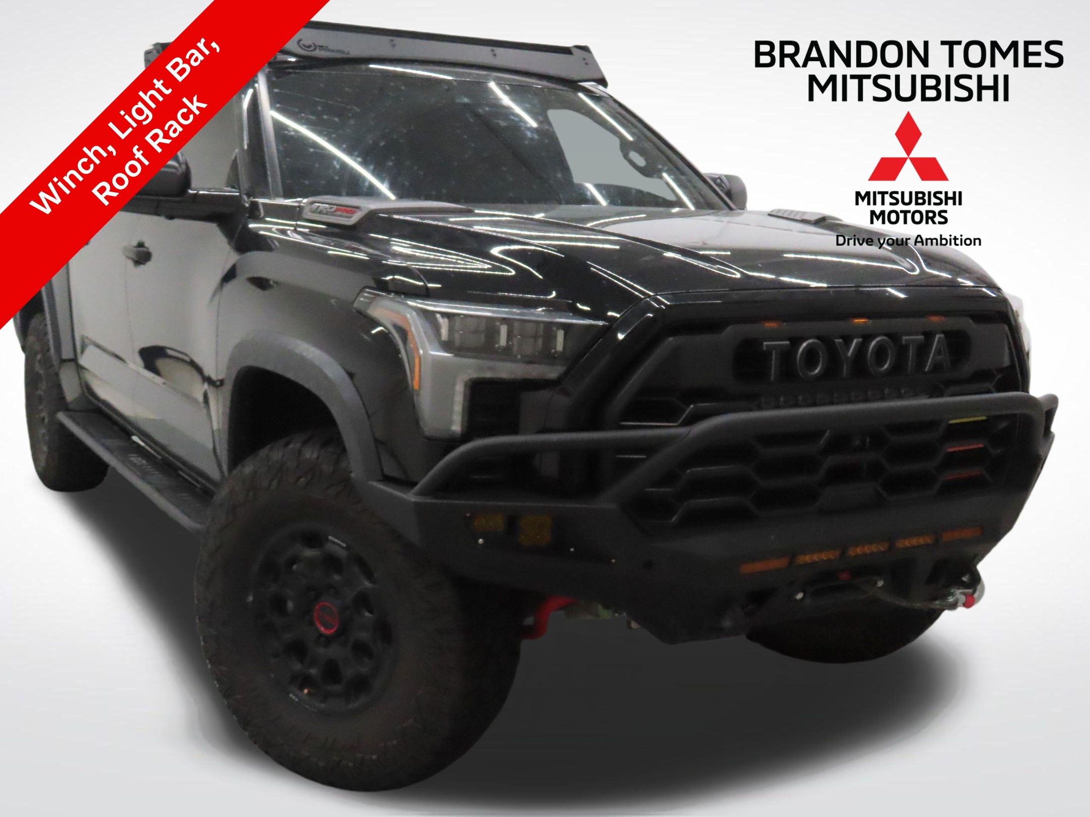 Midnight Black Metallic 2023 Toyota Tundra Hybrid Pickup Truck Four-Wheel Drive Automatic