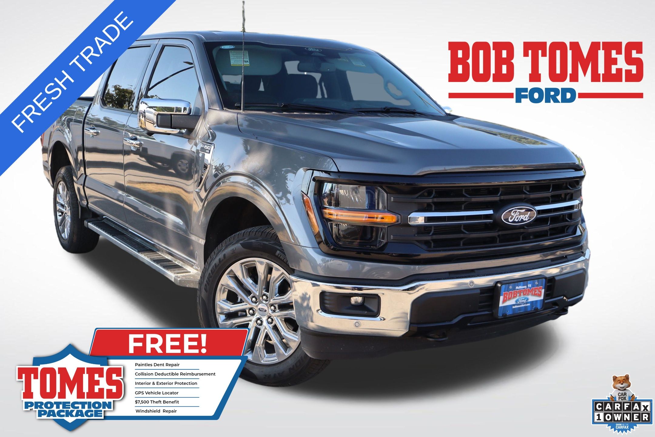 Gray Metallic 2026 Ford F-150 Pickup Truck Four-Wheel Drive Automatic