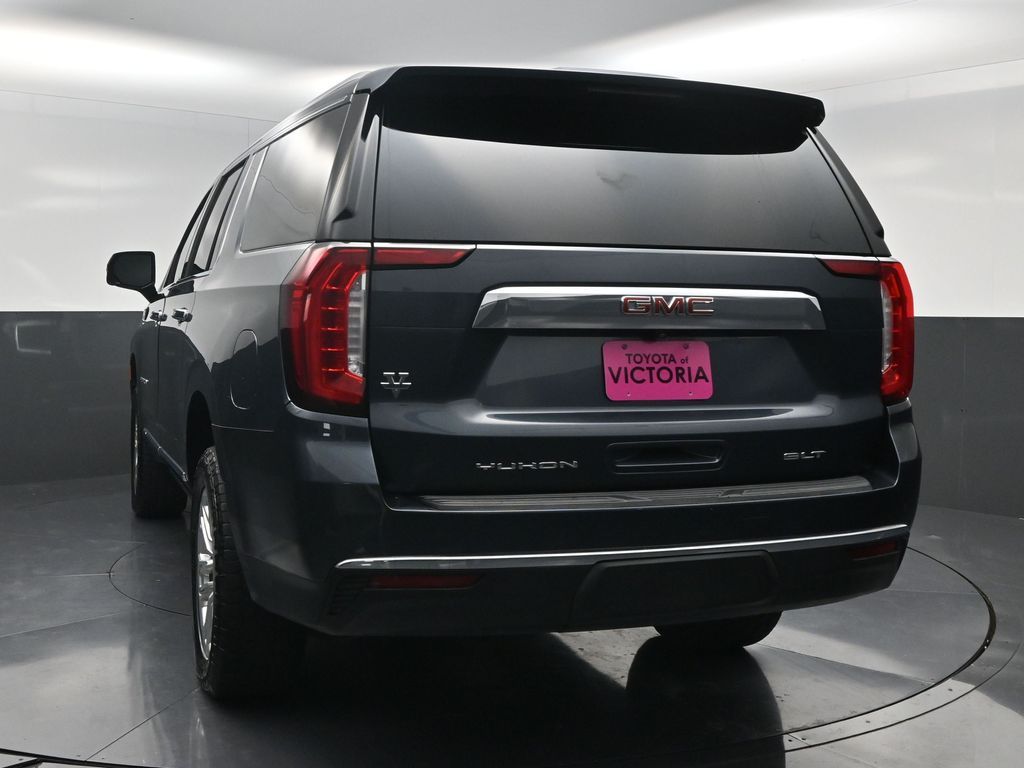 2021 GMC Yukon XL SLT Blue at Bayway Cadillac of The Woodlands