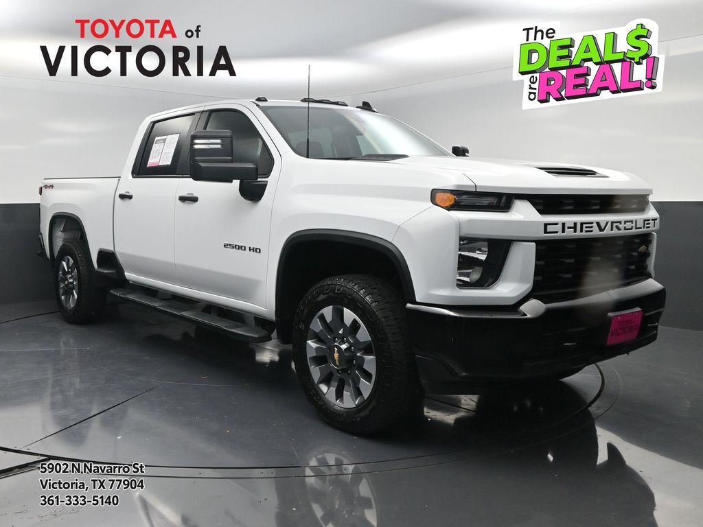 2023 Chevrolet Silverado 2500HD Custom White at DeMontrond Auto Country
