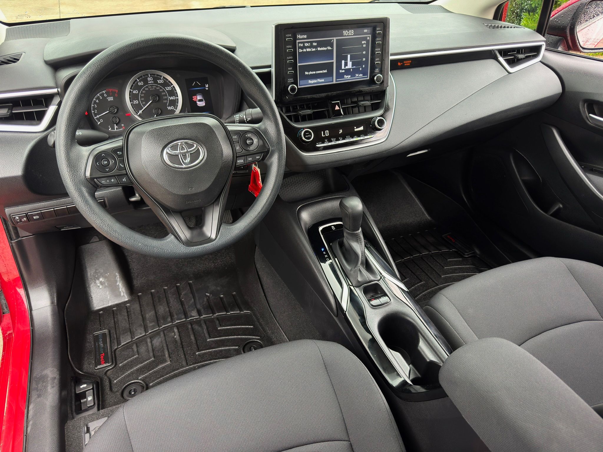 2020 Toyota Corolla LE Red at Big Star Chrysler Jeep Dodge Ram 