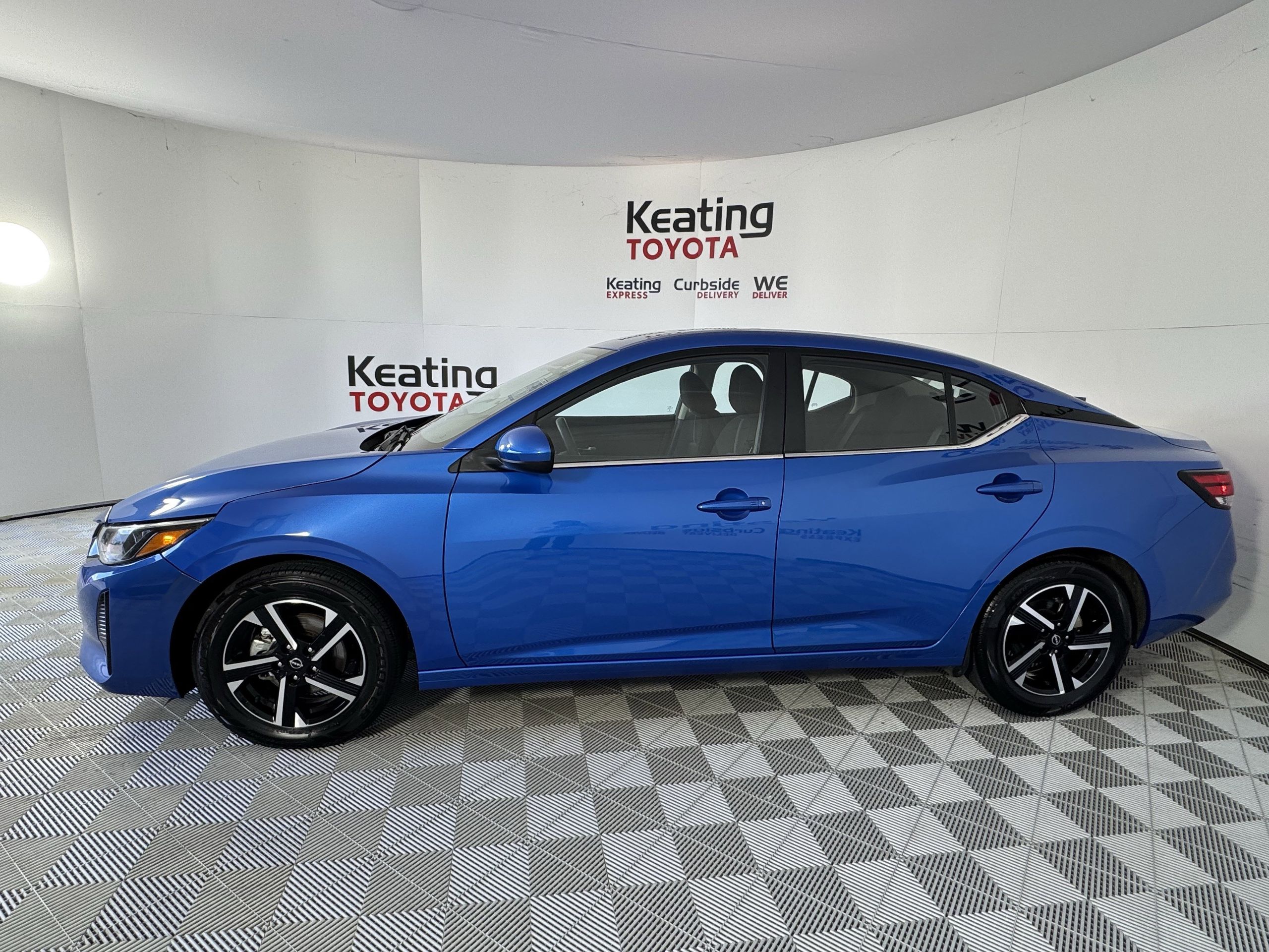 2025 Nissan Sentra SV Blue at Central Houston Nissan