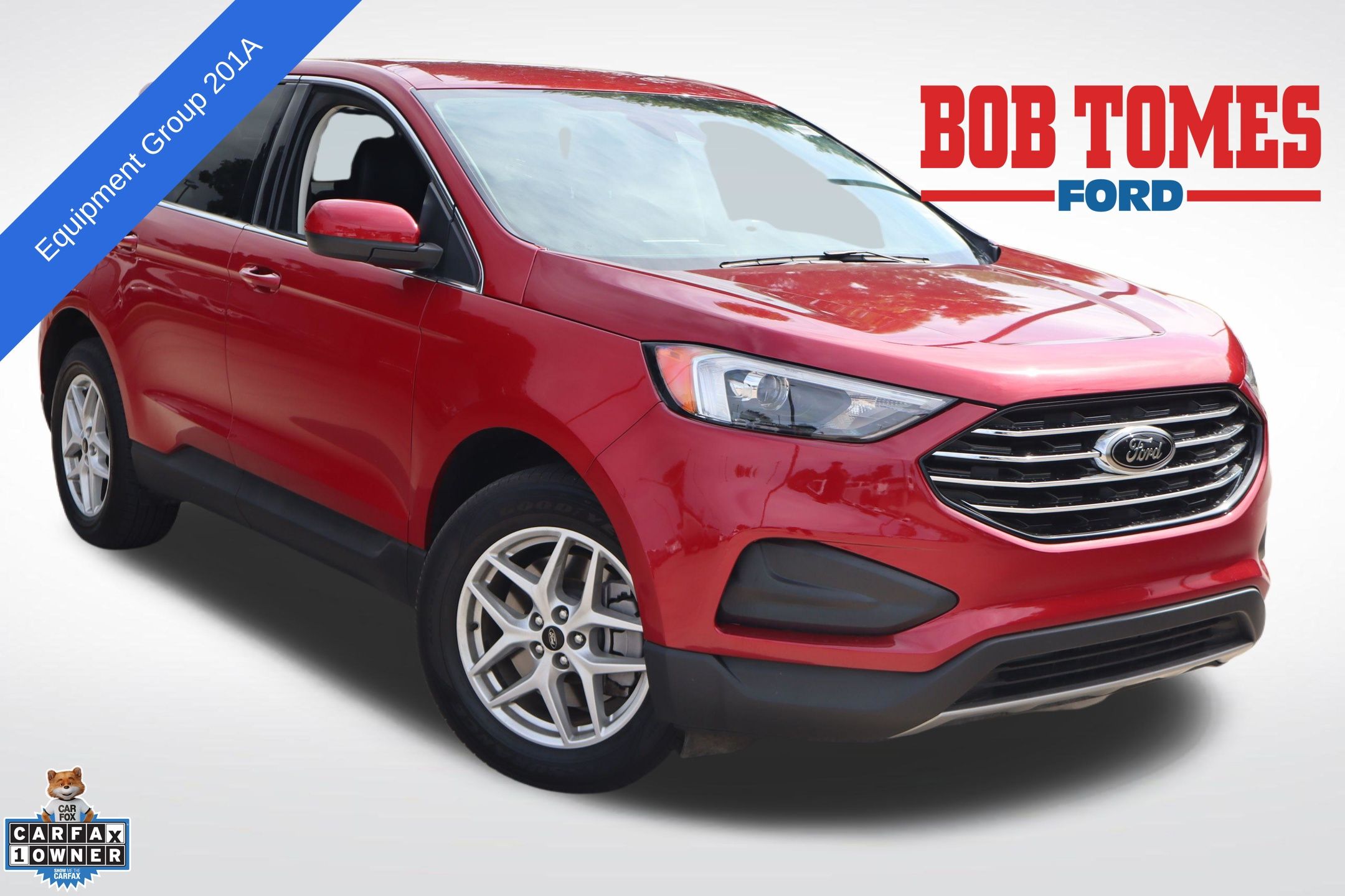 Red Metallic 2024 Ford Edge SUV / Crossover All-Wheel Drive 8-Speed Automatic