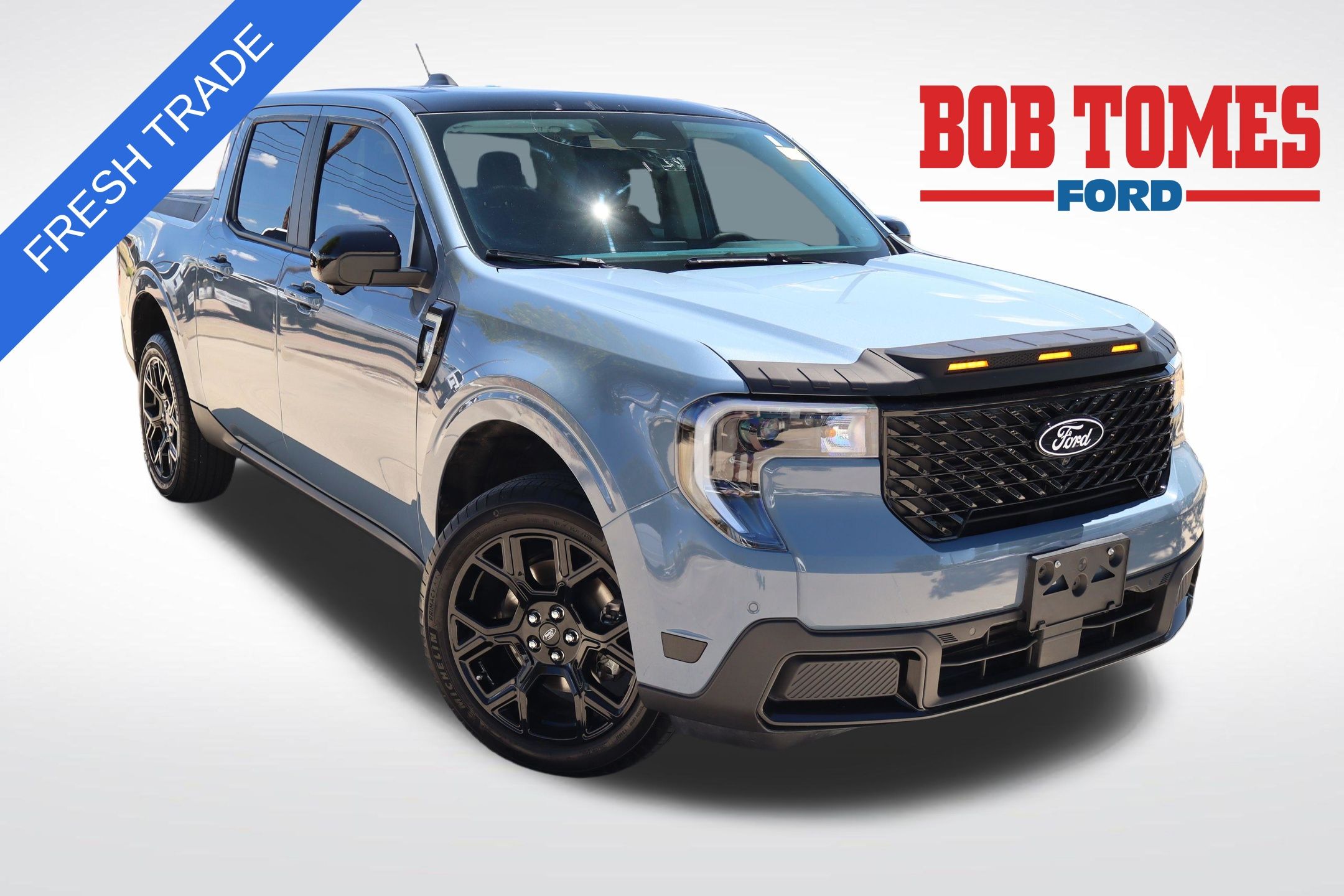Blue (Azure Gray Metallic) 2025 Ford Maverick Pickup Truck All-Wheel Drive 8-Speed Automatic