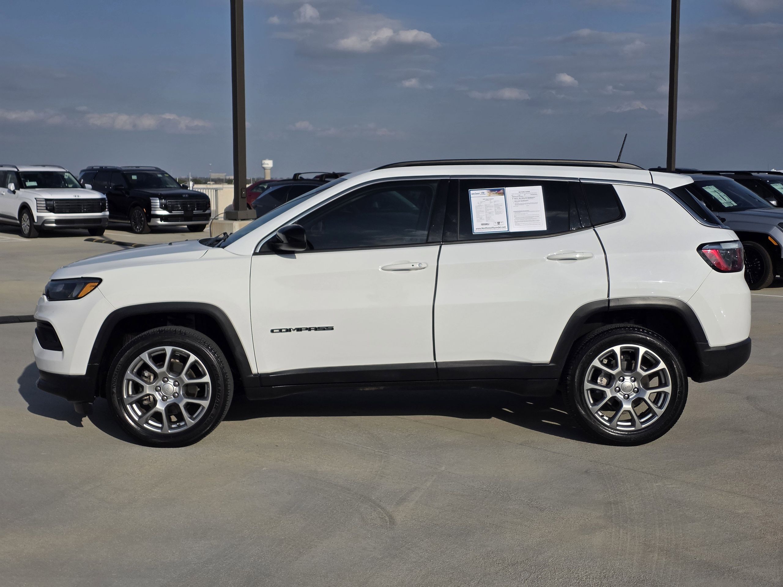 2022 Jeep Compass Latitude Lux White at Wharton Ford