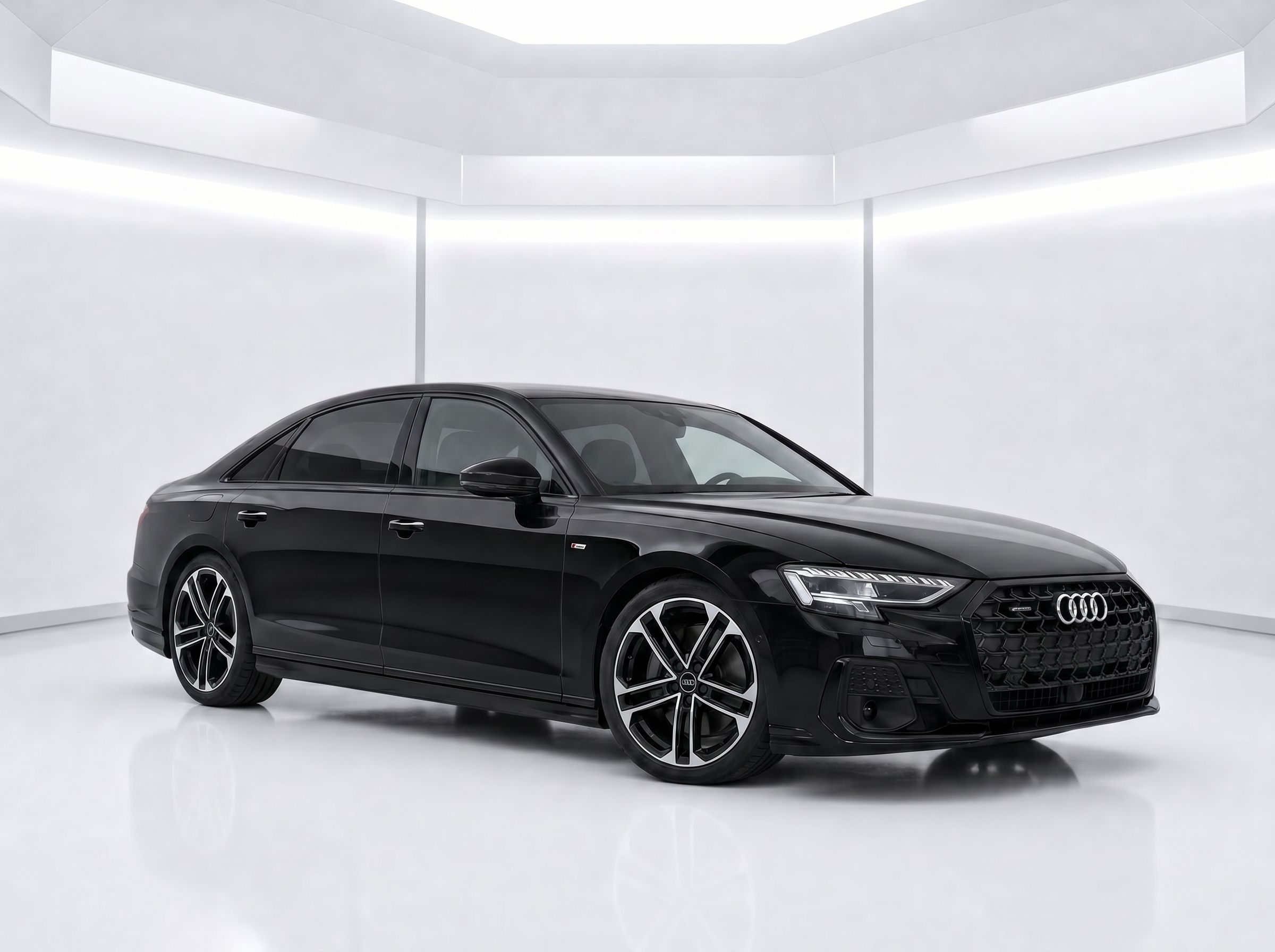 Mythos Black Metallic 2026 Audi A8 Sedan All-Wheel Drive 8-Speed Automatic