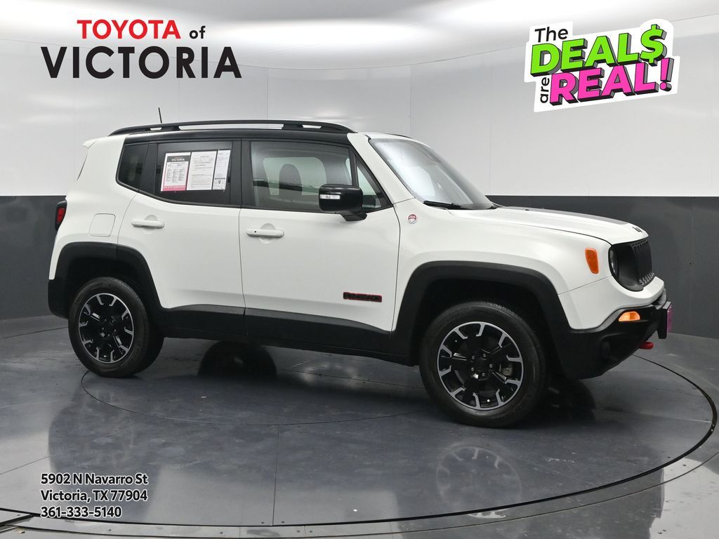 2023 Jeep Renegade Trailhawk White at Classic Elite Chevrolet Sugar Land