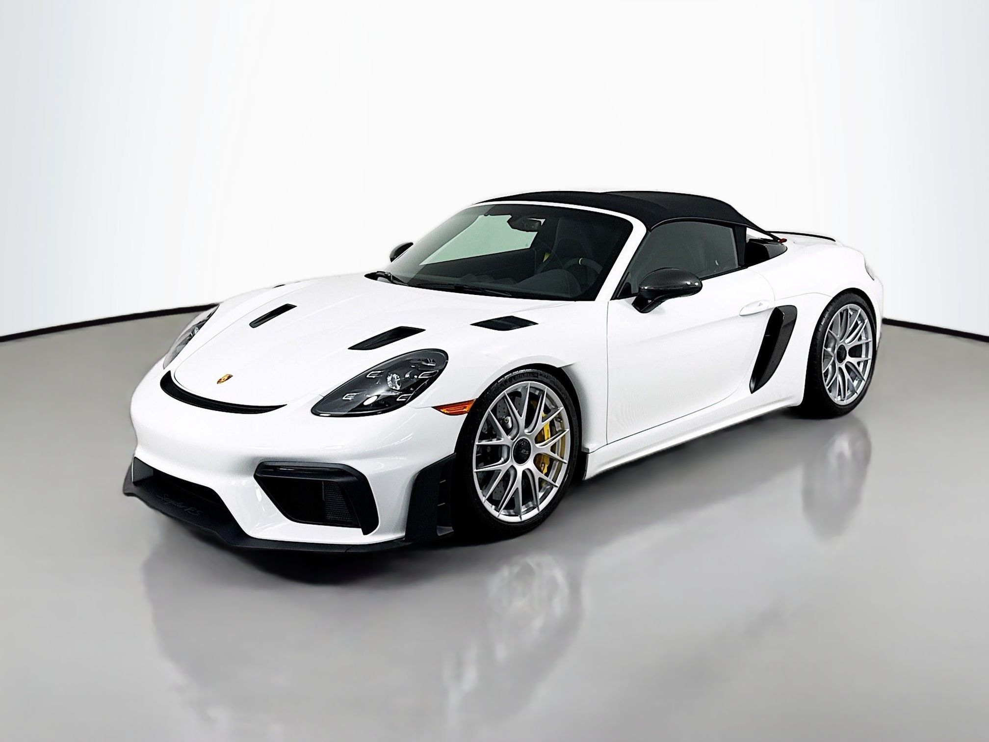 White 2024 Porsche 718 Boxster Spyder RS RWD Convertible Rear-Wheel Drive 7-Speed Automatic