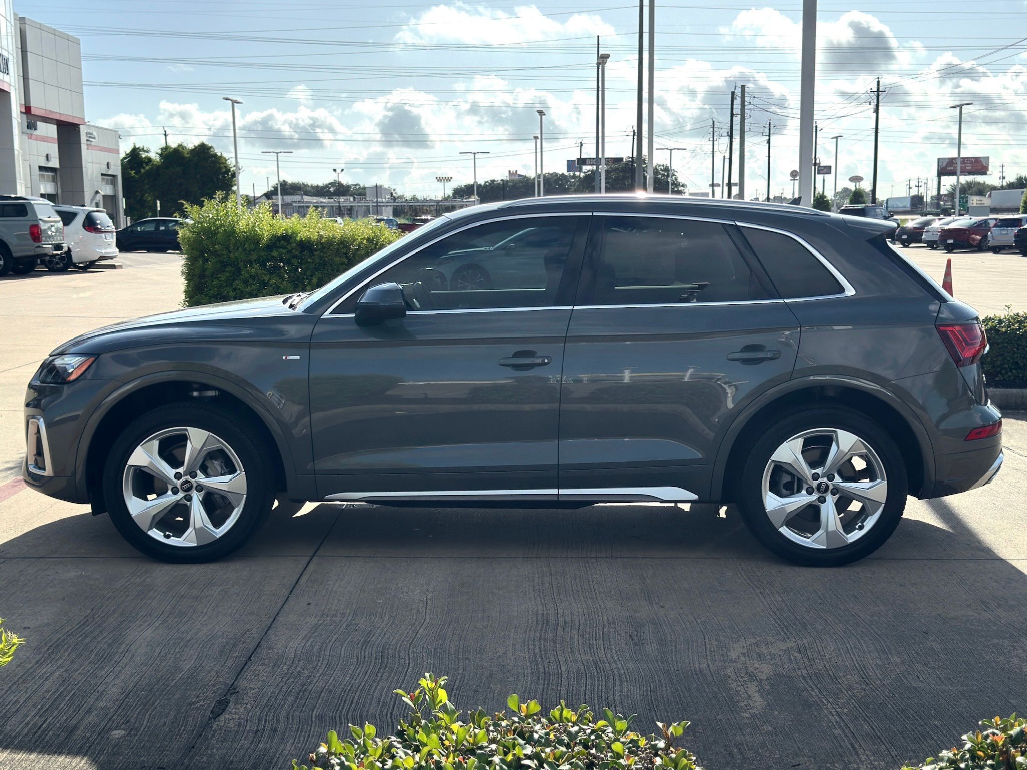 2023 Audi Q5 45 S line Premium Plus Gray at Big Star Buick GMC