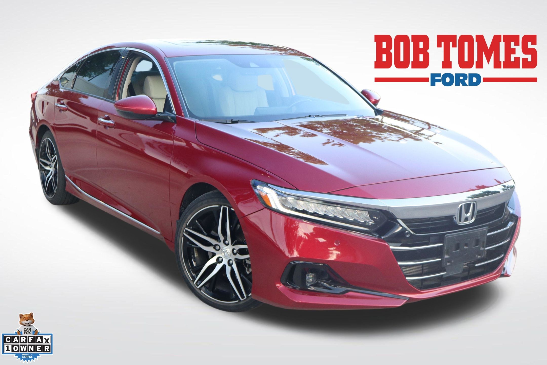 Radiant Red Metallic 2022 Honda Accord Sedan Front-Wheel Drive Automatic