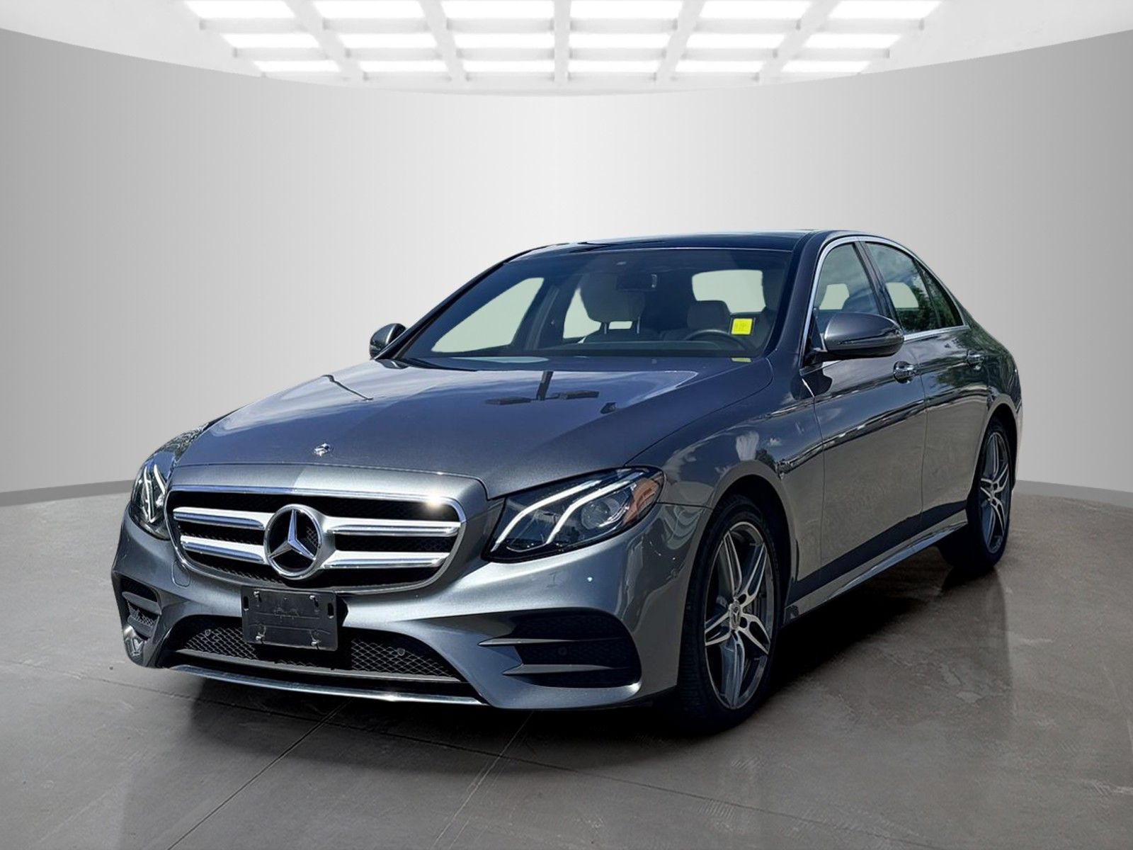 Silver 2018 Mercedes-Benz E-Class E 400 4MATIC Sedan AWD Sedan All-Wheel Drive 9-Speed Automatic