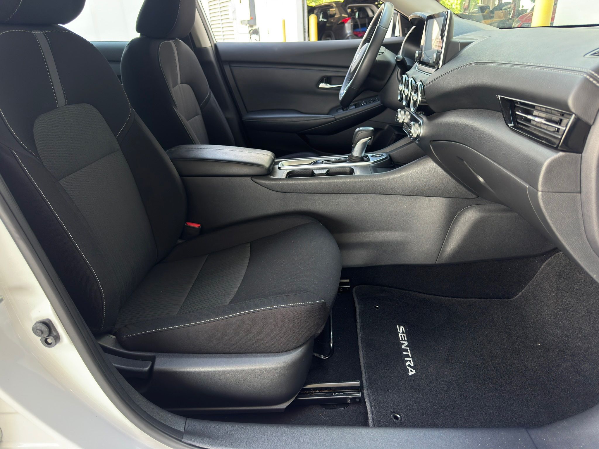 2020 Nissan Sentra SV White at Central Houston Nissan
