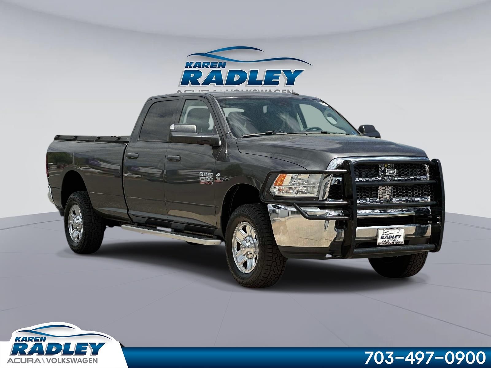 Gray (Granite Crystal Metallic Clearcoat) 2015 RAM 2500 Tradesman Crew Cab LB 4WD Pickup Truck Four-Wheel Drive 6-Speed Automatic