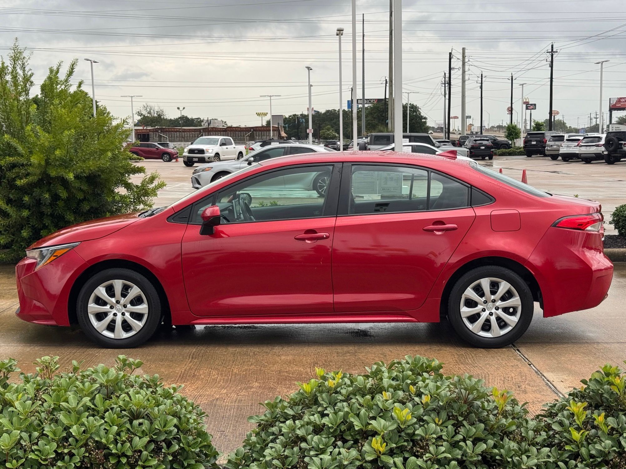 2020 Toyota Corolla LE Red at Big Star Chrysler Jeep Dodge Ram 