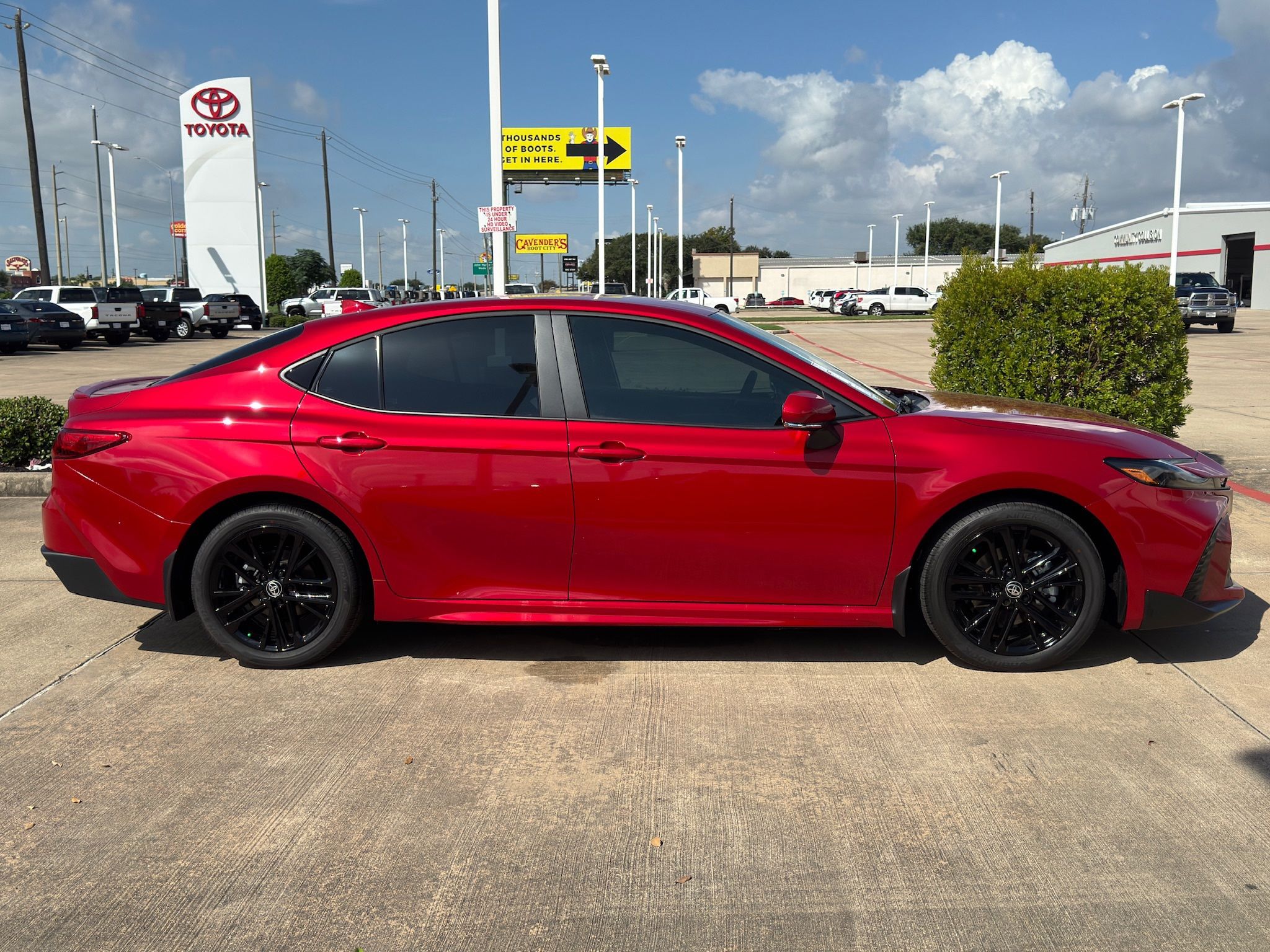 2026 Toyota Camry SE Red at Classic Toyota Galveston