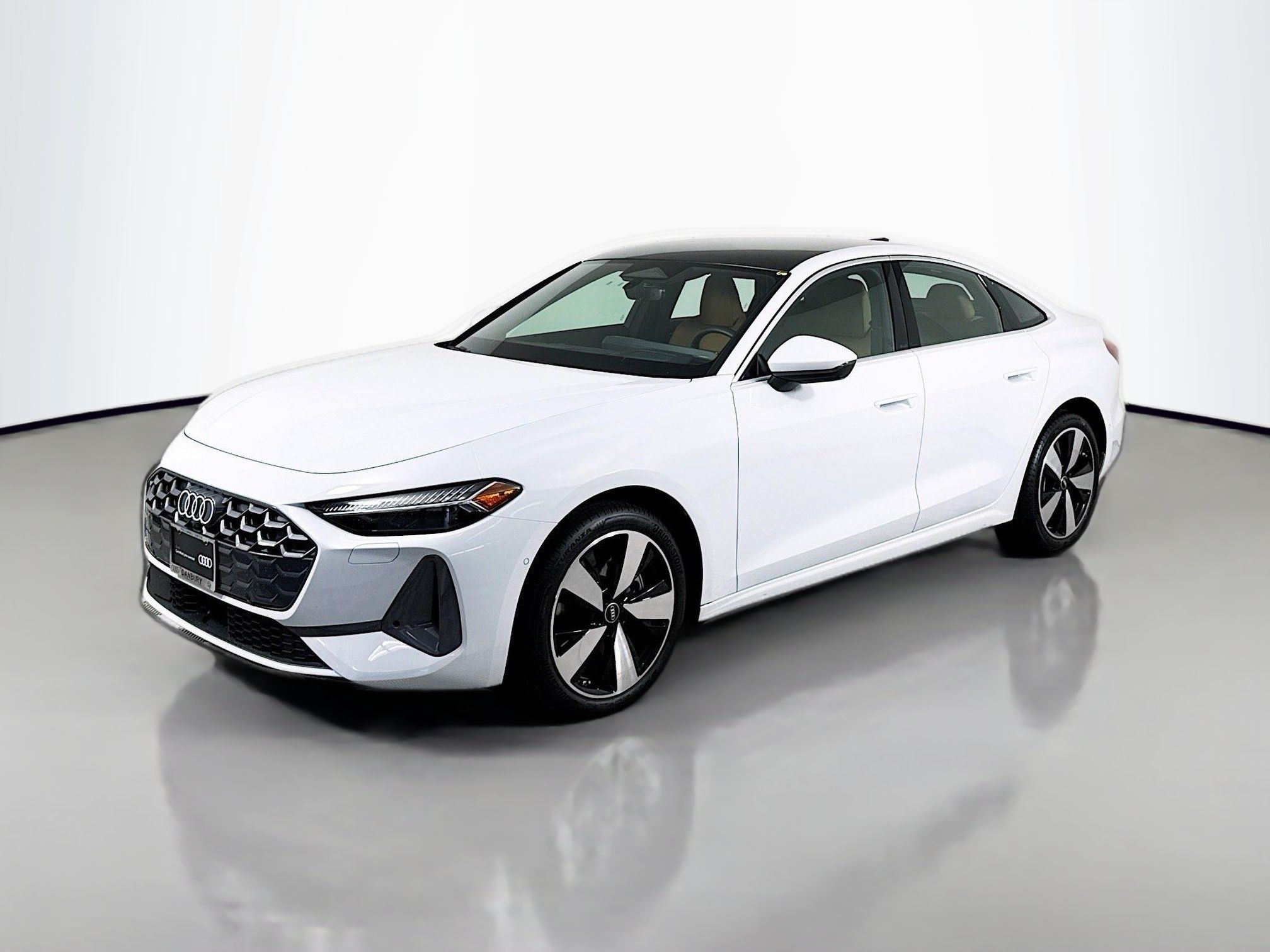 Glacier White Metallic 2025 Audi A5 Sedan All-Wheel Drive 7-Speed Automatic