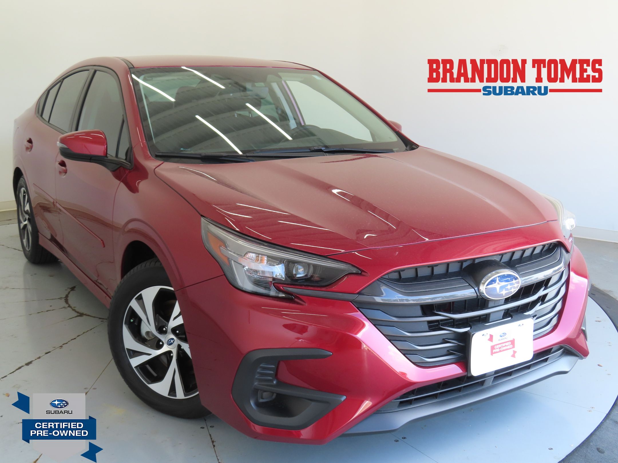 Crimson Red Pearl 2025 Subaru Legacy Sedan All-Wheel Drive Continuously Variable Transmission