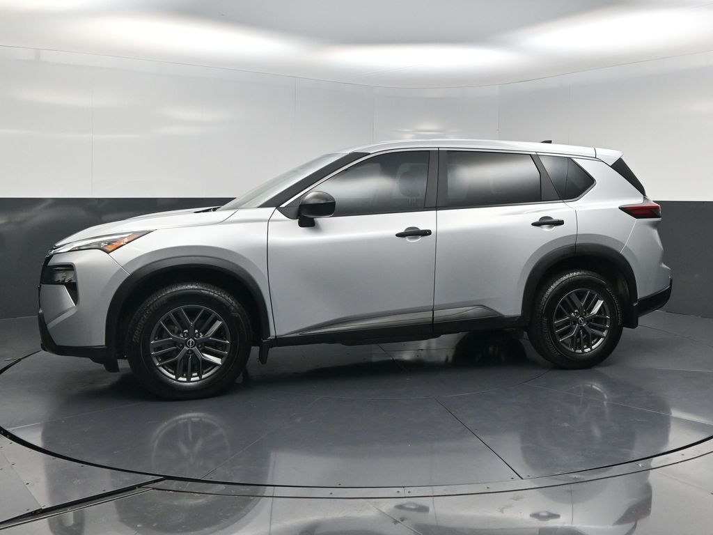 2025 Nissan Rogue S Silver at South Houston Nissan