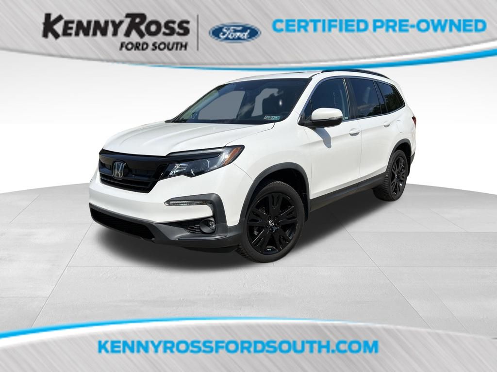 White 2021 Honda Pilot SUV / Crossover All-Wheel Drive 9-Speed Automatic