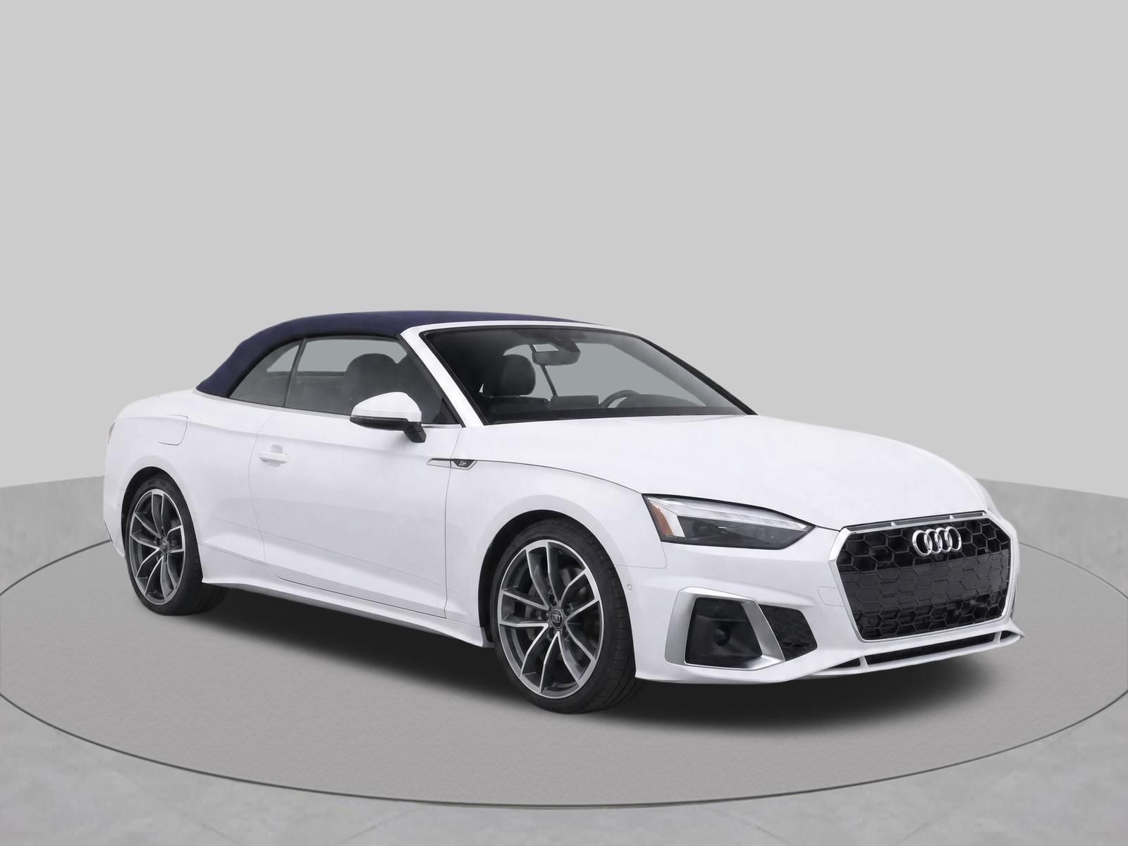 Ibis White 2023 Audi A5 Convertible All-Wheel Drive 7-Speed Automatic