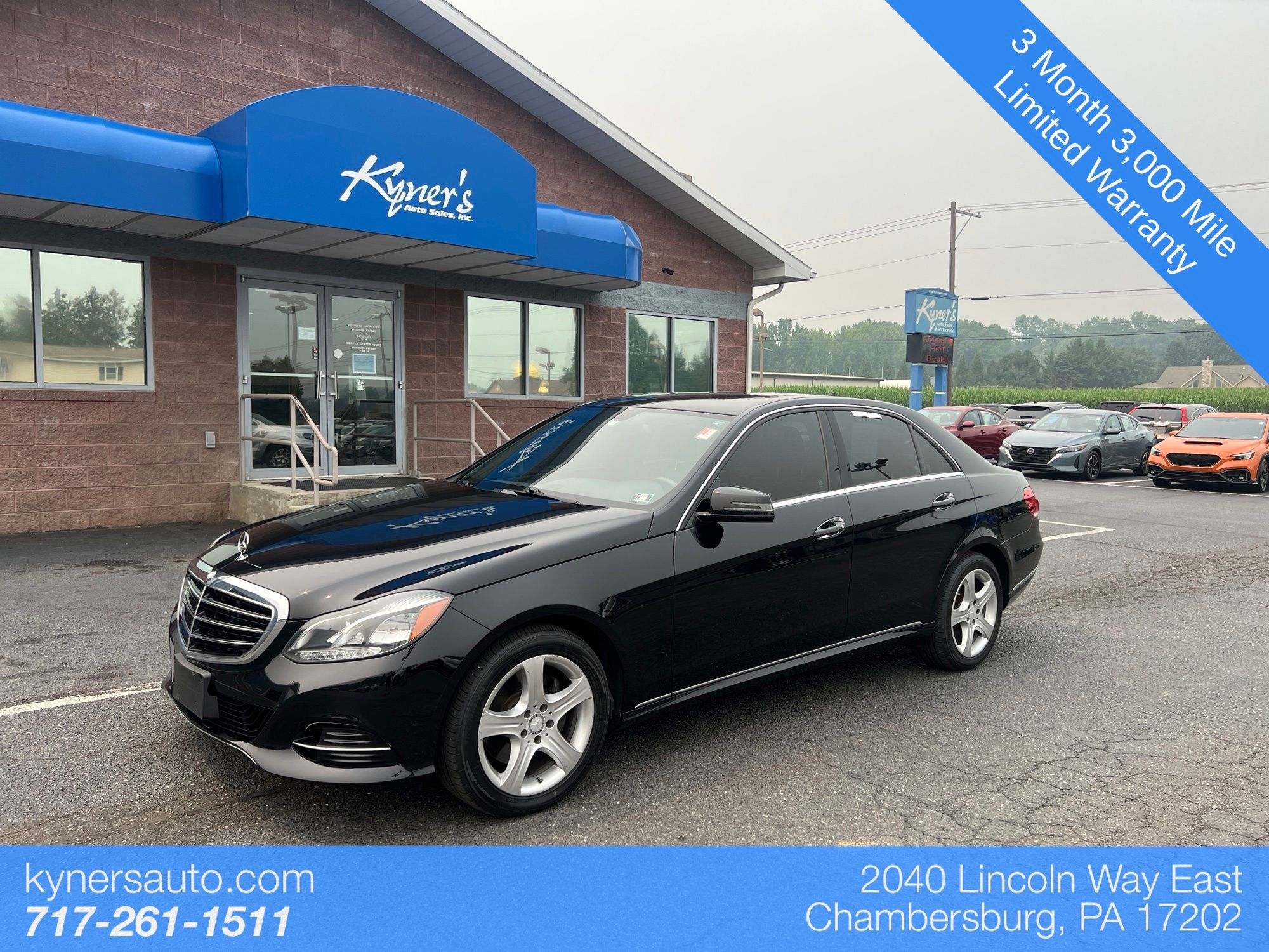 Black 2016 Mercedes-Benz E-Class Sedan All-Wheel Drive 7-Speed Automatic