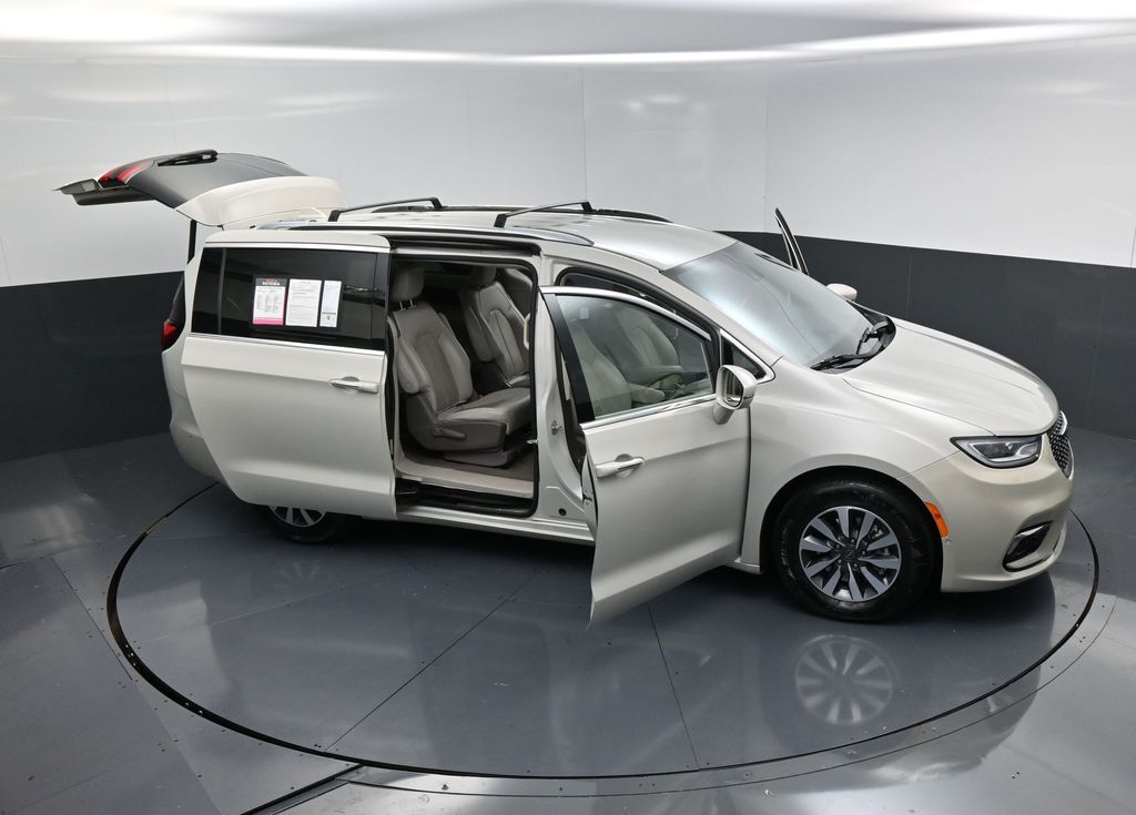 2021 Chrysler Pacifica Hybrid Touring L White at Shottenkirk Kia Fort Bend