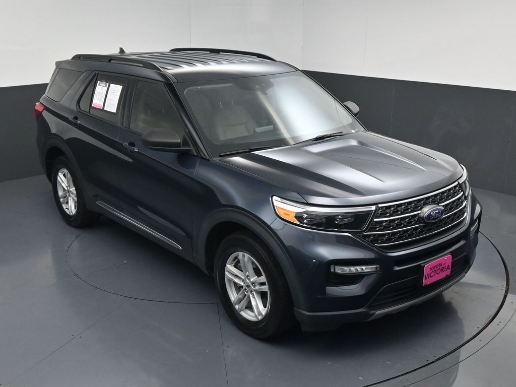 2023 Ford Explorer XLT Blue at North Houston Mitsubishi
