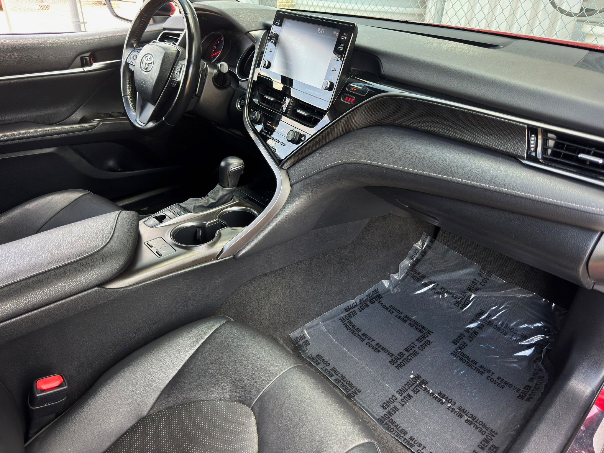 2022 Toyota Camry XSE Red at DeMontrond Gulf Freeway