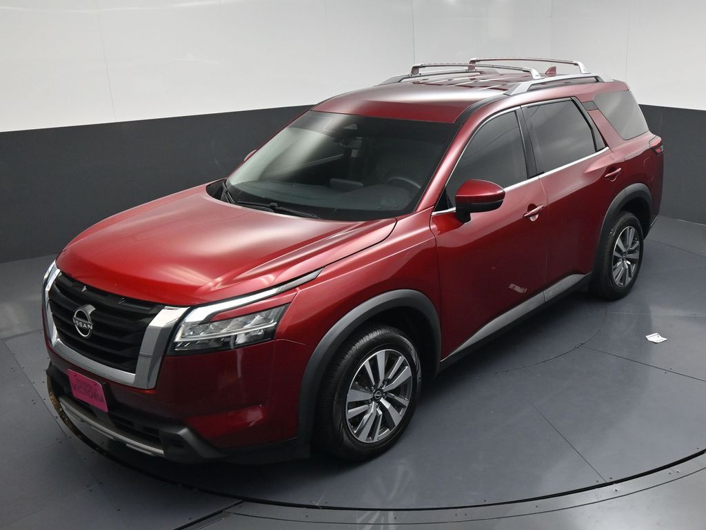 2023 Nissan Pathfinder SL Red at Parkway Family Mazda