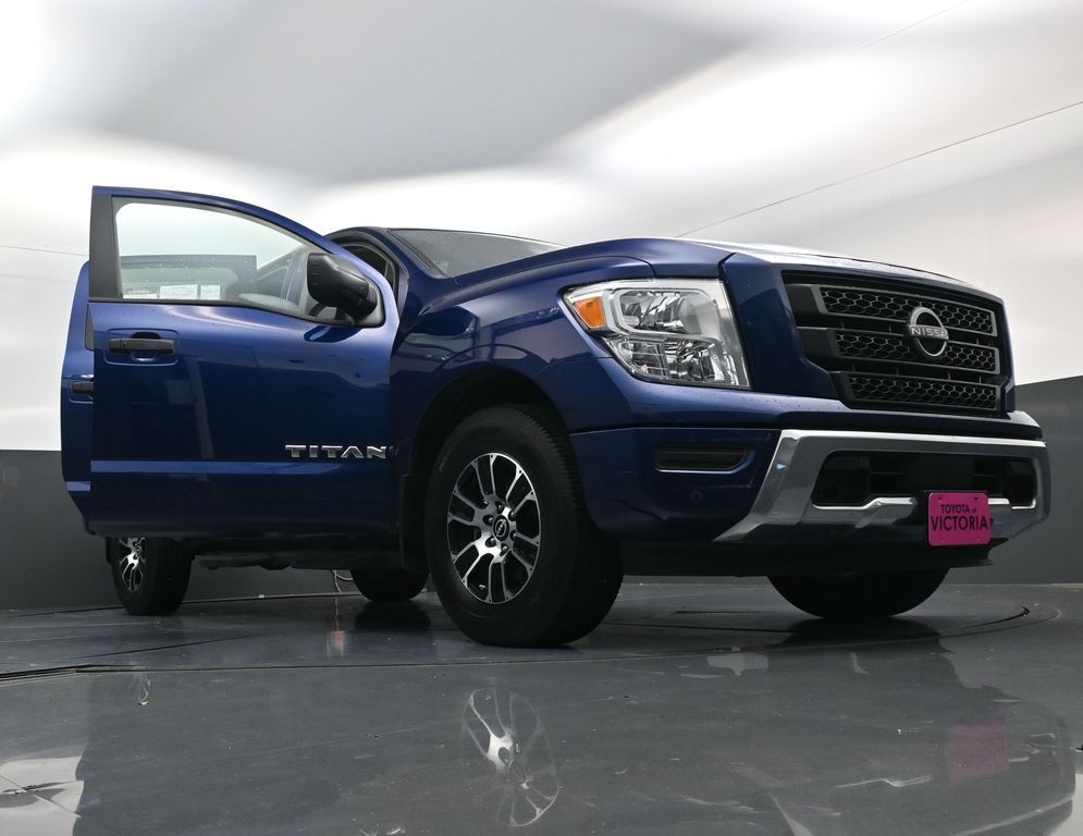 2023 Nissan Titan SV Blue at Bayway Cadillac of The Woodlands