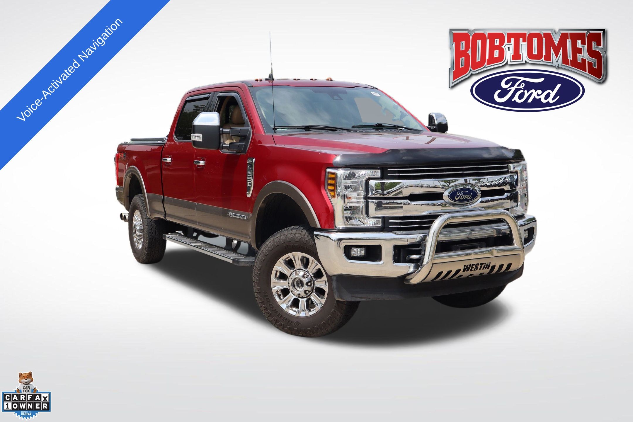 Red 2019 Ford F-350 Super Duty Lariat Crew Cab 4WD Pickup Truck Four-Wheel Drive 6-Speed Automatic