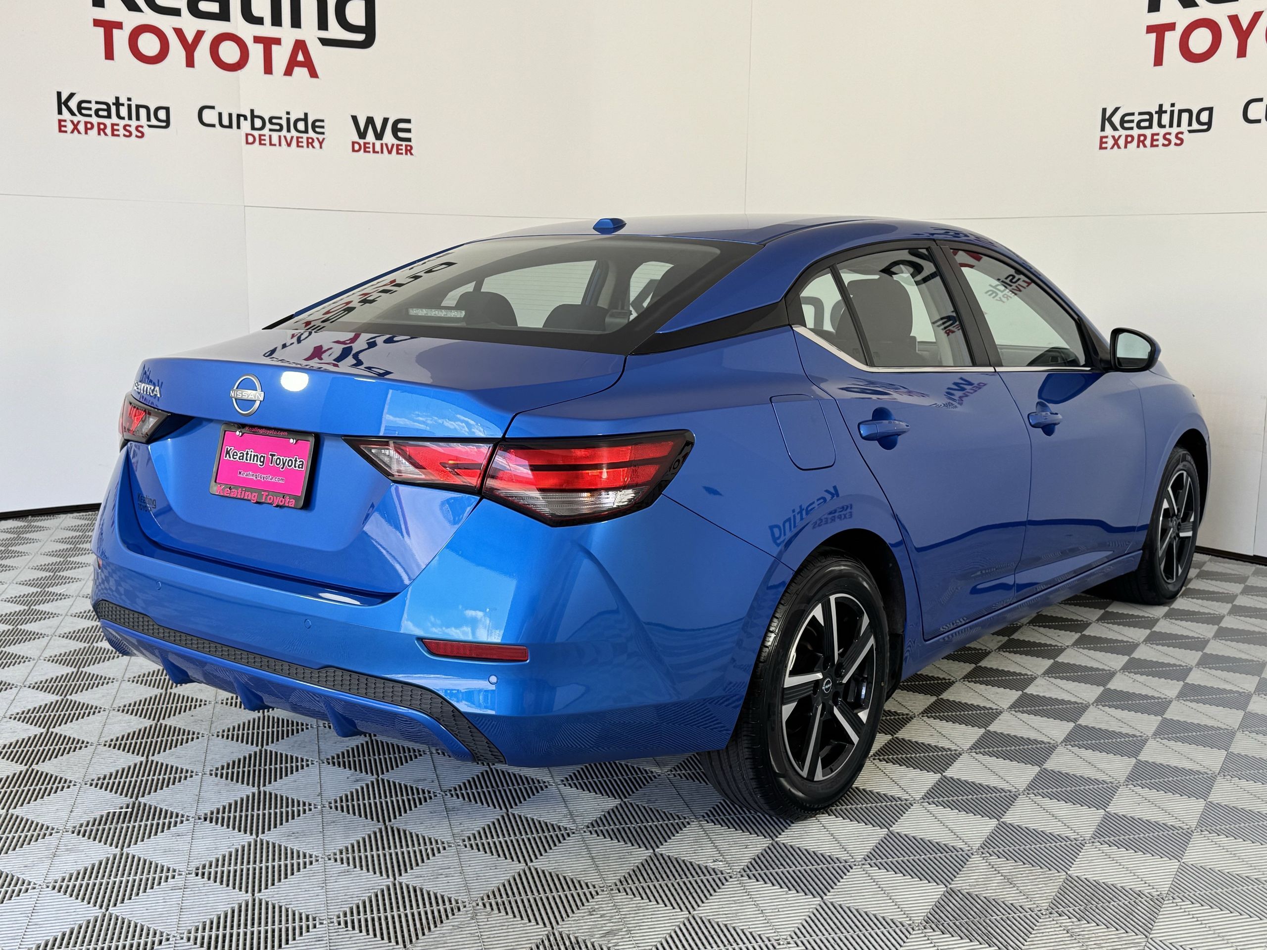 2025 Nissan Sentra SV Blue at Central Houston Nissan