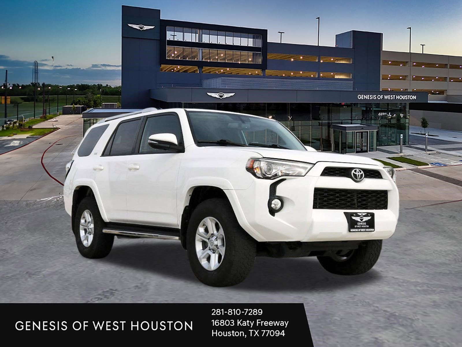 2018 Toyota 4Runner SR5 Premium White at Bayway Cadillac of The Woodlands
