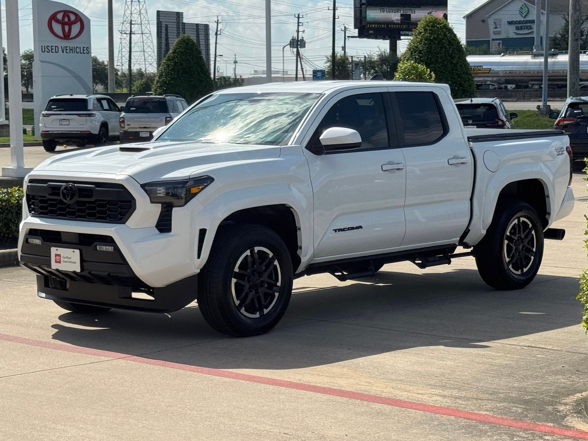 2026 Toyota Tacoma TRD Sport White at Gullo Toyota