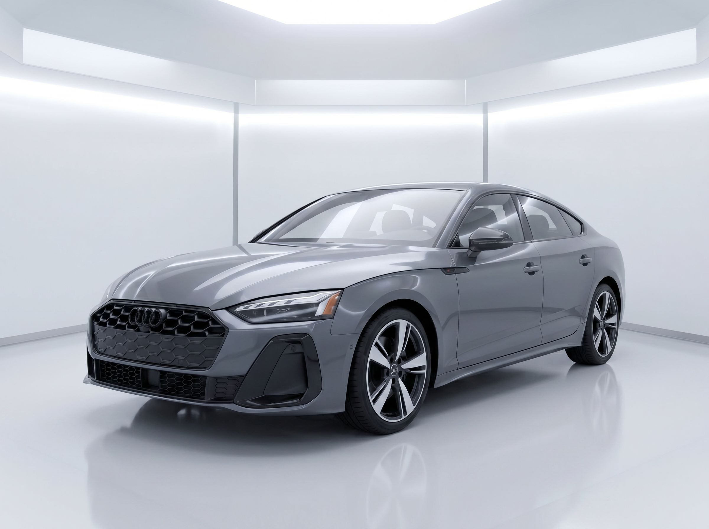 Daytona Gray Metallic 2026 Audi A5 Sedan All-Wheel Drive 7-Speed Automatic